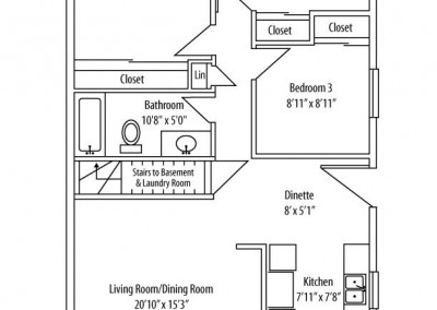Sample3 Bedroom Floor Plan